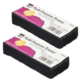 Charles Leonard Multi-Purpose Eraser, 5" Length, 12 Per Pack, 2 Packs