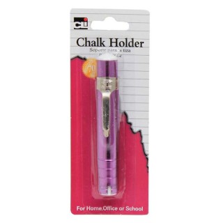 Charles Leonard Chalk Holder, Aluminum, Assorted Colors