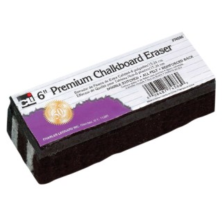 Charles Leonard Premium Chalkboard Eraser, 6-Inch