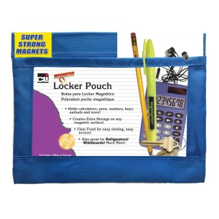 Charles Leonard Magnetic Whiteboard Pouch, 8 x 6-3/4 Inches, Blue