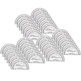 Charles Leonard Protractor Plastic, 4-Inch, 12 Per Pack, 3 Packs