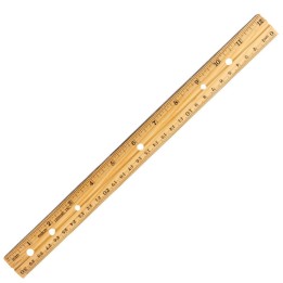 Charles Leonard Economy Wood Ruler