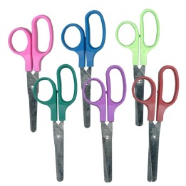 Charles Leonard Children's Scissors, 5", Blunt Tip, Assorted Colors
