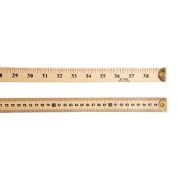 Charles Leonard Ruler - Meter Stick W/Metal End