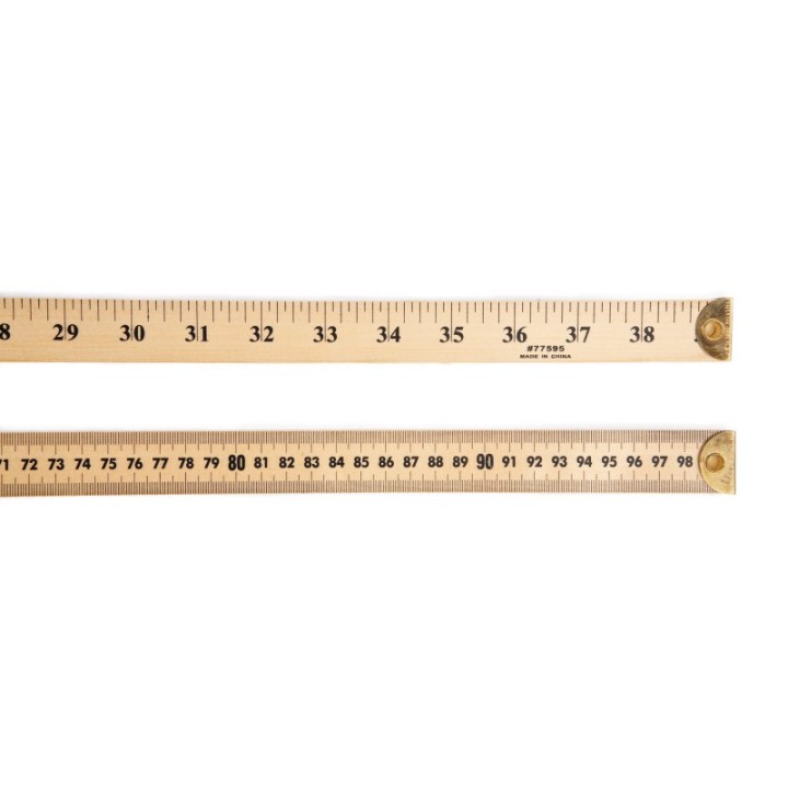 Charles Leonard Ruler - Meter Stick W/Metal End
