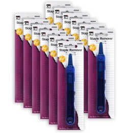 Charles Leonard Straight Staple Remover, Pack of 12