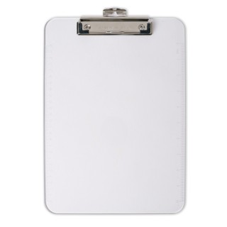 Charles Leonard Plastic Clipboard, Clear, 1 Count