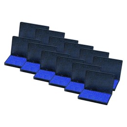 Charles Leonard Stamp Pad, Blue, Pack of 12