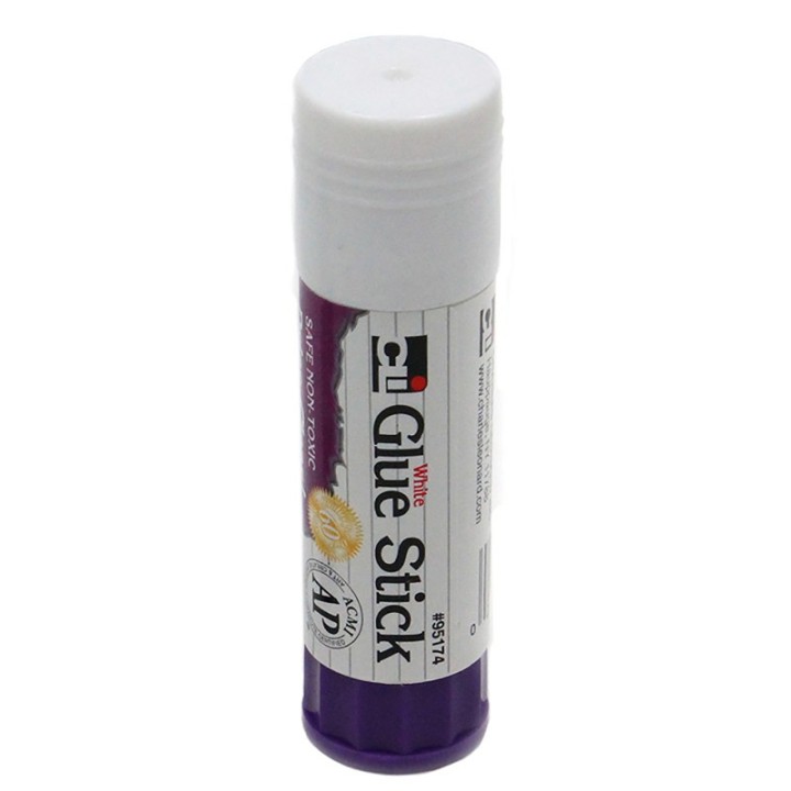 Charles Leonard Glue Stick, White, .74 oz, 1 Each