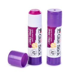 Charles Leonard Purple Glue Sticks, .74 oz, 12 Per Pack, 3 Packs