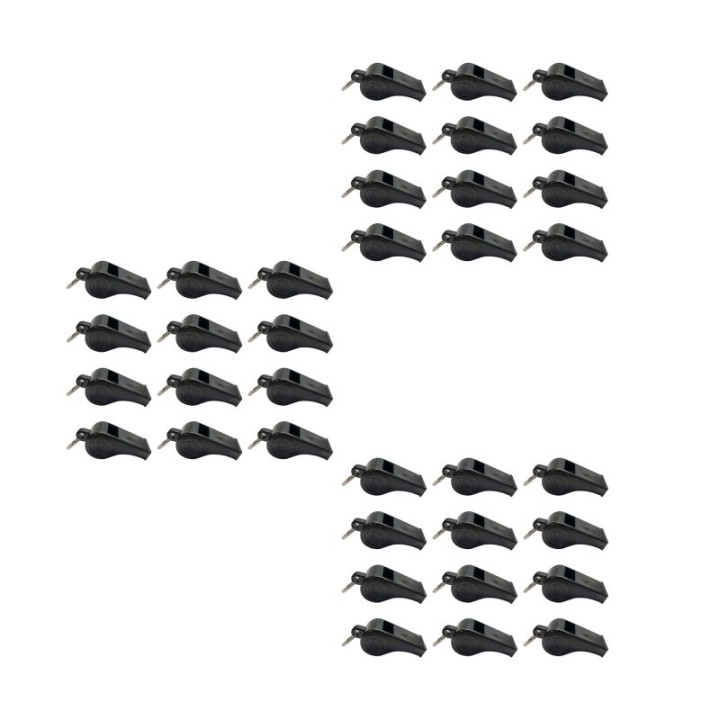 Champion Sports Whistles, Plastic, 12 Per Pack, 3 Packs