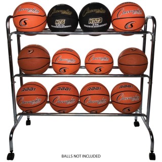 Champion Sports Ball Cart, 3 Tier, Holds 12 Balls