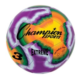 Champion Sports Extreme Tiedye Soccerball, Size 3