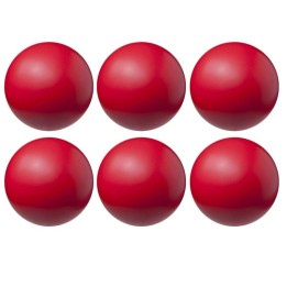 Champion Sports High Density Coated 4" Foam Ball, Pack of 6