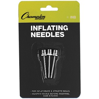 Champion Sports Inflating Needles, Pack of 3
