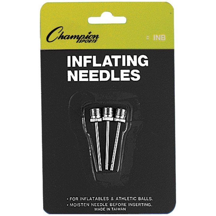 Champion Sports Inflating Needles, Pack of 3