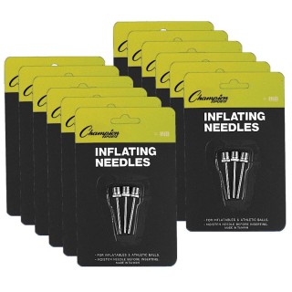 Champion Sports Inflating Needles for Air Pump, 3 Per Pack, 12 Packs