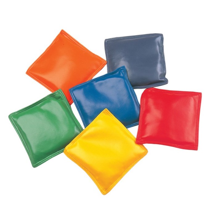 Champion Sports Bean Bags, 4" x 4", Pack of 12
