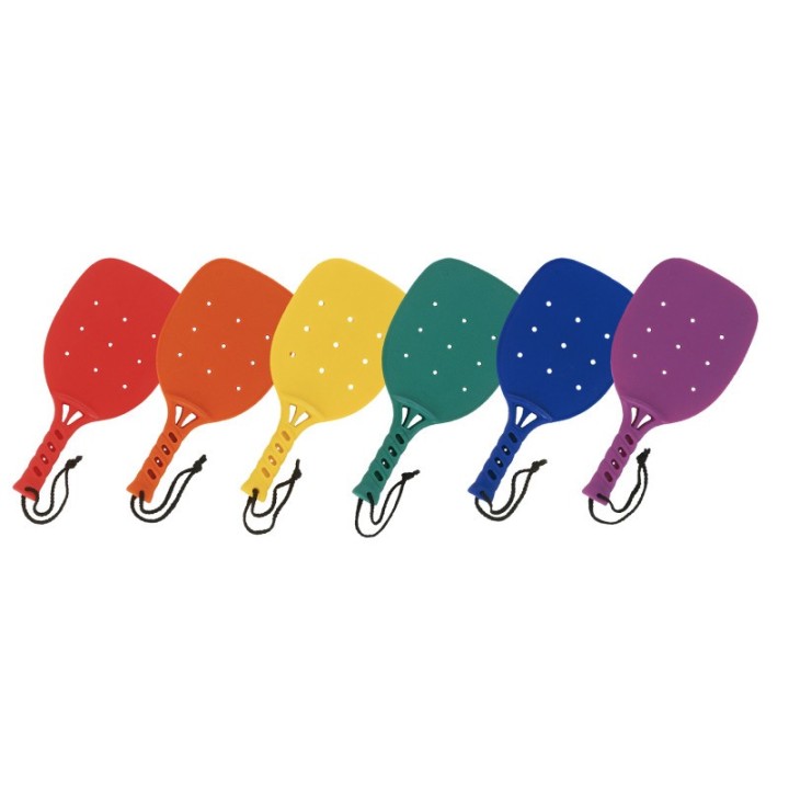 Champion Sports Plastic Paddleball Rackets, Set of 6