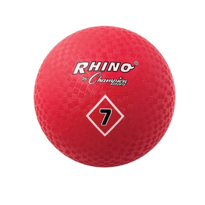 Champion Sports Playground Ball, 7", Red