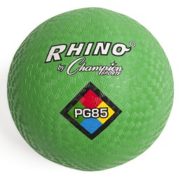 Champion Sports Rhino Playground Balls, 8-1/2"D, Two Ply, Nylon Wound, Green
