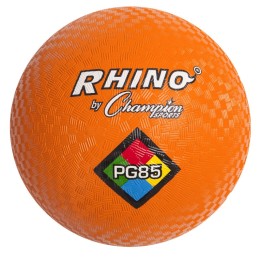 Champion Sports Rhino Playground Balls, 8-1/2"D, Two Ply, Nylon Wound, Orange