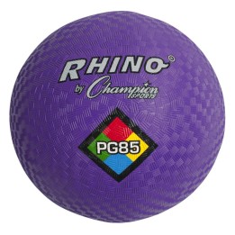 Champion Sports Rhino Playground Balls, 8-1/2"D, Two Ply, Nylon Wound, Purple