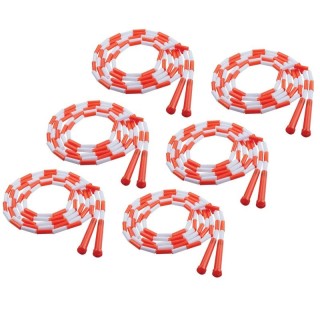 Champion Sports Plastic Segmented Jump Rope 10', Pack of 6