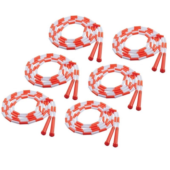 Champion Sports Plastic Segmented Jump Rope 10', Pack of 6