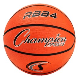 Champion Sports Intermediate Rubber Basketball, Size 6, Orange