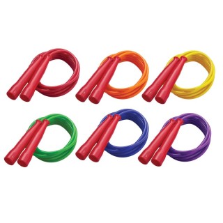 Champion Sports Licorice Speed Jump Rope, 7' with Red Handles, Pack of 6
