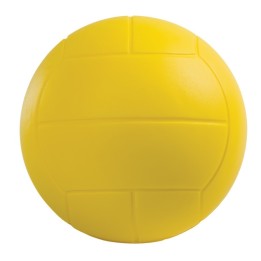 Champion Sports Coated Hi Density Foam Volleyball, Yellow