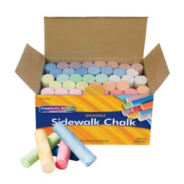 Creativity Street® Sidewalk Chalk, Assorted Colors, 4", 36 Pieces