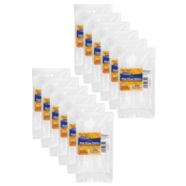 Creativity Street® Hot Glue Sticks, Clear, 4" x 0.3125", 12 Per Pack, 12 Packs