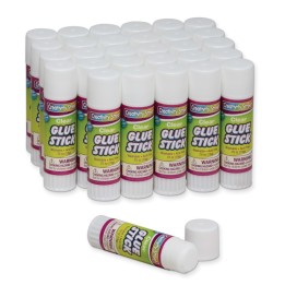 Creativity Street® Glue Sticks, Clear, 0.70 oz., 30 Count