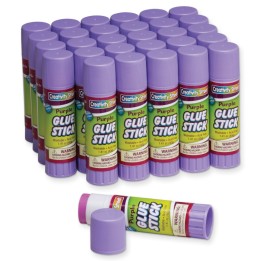 Creativity Street® Glue Sticks, Purple, 1.41 oz., 30 Count