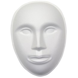 Creativity Street® Paperboard Mask, Face, 8" x 5-3/4", White, 1 Piece