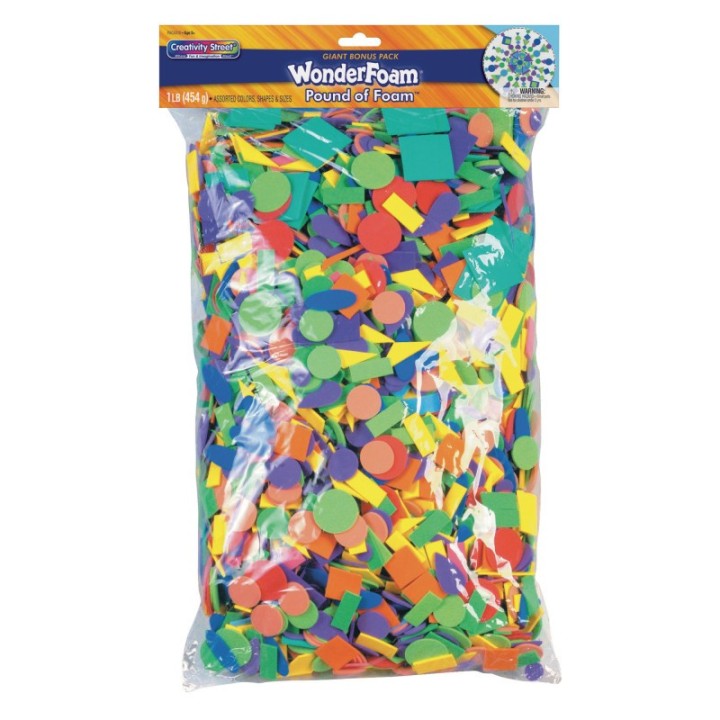 Creativity Street® WonderFoam® Pound of Foam™, Assorted Sizes, 1 lb.