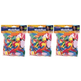 Creativity Street® WonderFoam® Shapes, Assorted Sizes, 720 Pieces Per Pack, 3 Packs