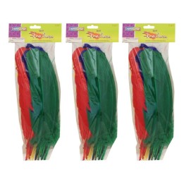 Creativity Street® Quill Feathers, Assorted Colors, 12", 24 Per Pack, 3 Packs