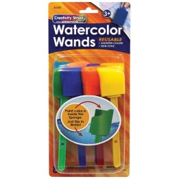 Creativity Street® Watercolor Wands with Paint, 8 Assorted Colors, 1-3/8" x 5-1/2", 8 Wands