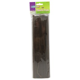 Creativity Street® Regular Stems, Brown, 12" x 4 mm, 100 Pieces