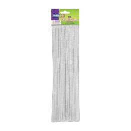 Creativity Street® Regular Stems, White, 12" x 4 mm, 100 Pieces