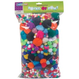 Creativity Street® Pound of Poms®, Assorted Colors & Sizes, 1 lb.