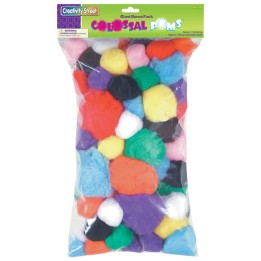 Creativity Street® Colossal Poms, Assorted Sizes, 1 lb.