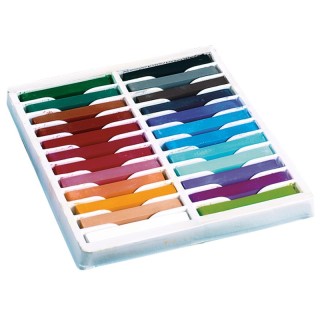 Creativity Street® Square Artist Pastels, 24 Assorted Colors, 2-3/8" x 3/8" x 3/8", 24 Pieces