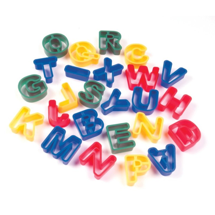 Creativity Street® Dough & Clay Cutter Set, Capital Letters, 1-9/16", 26 Pieces