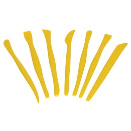 Creativity Street® Modeling Tools, 7 Assorted Patterns, Approx. 6", 7 Pieces