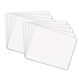 Pacon® Whiteboard, 1-Sided, Plain, 9" x 12", 10 Boards