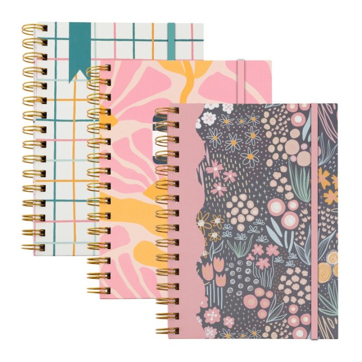 C-Line® Signature Series™ Journals, Assorted Designs, Pack of 3